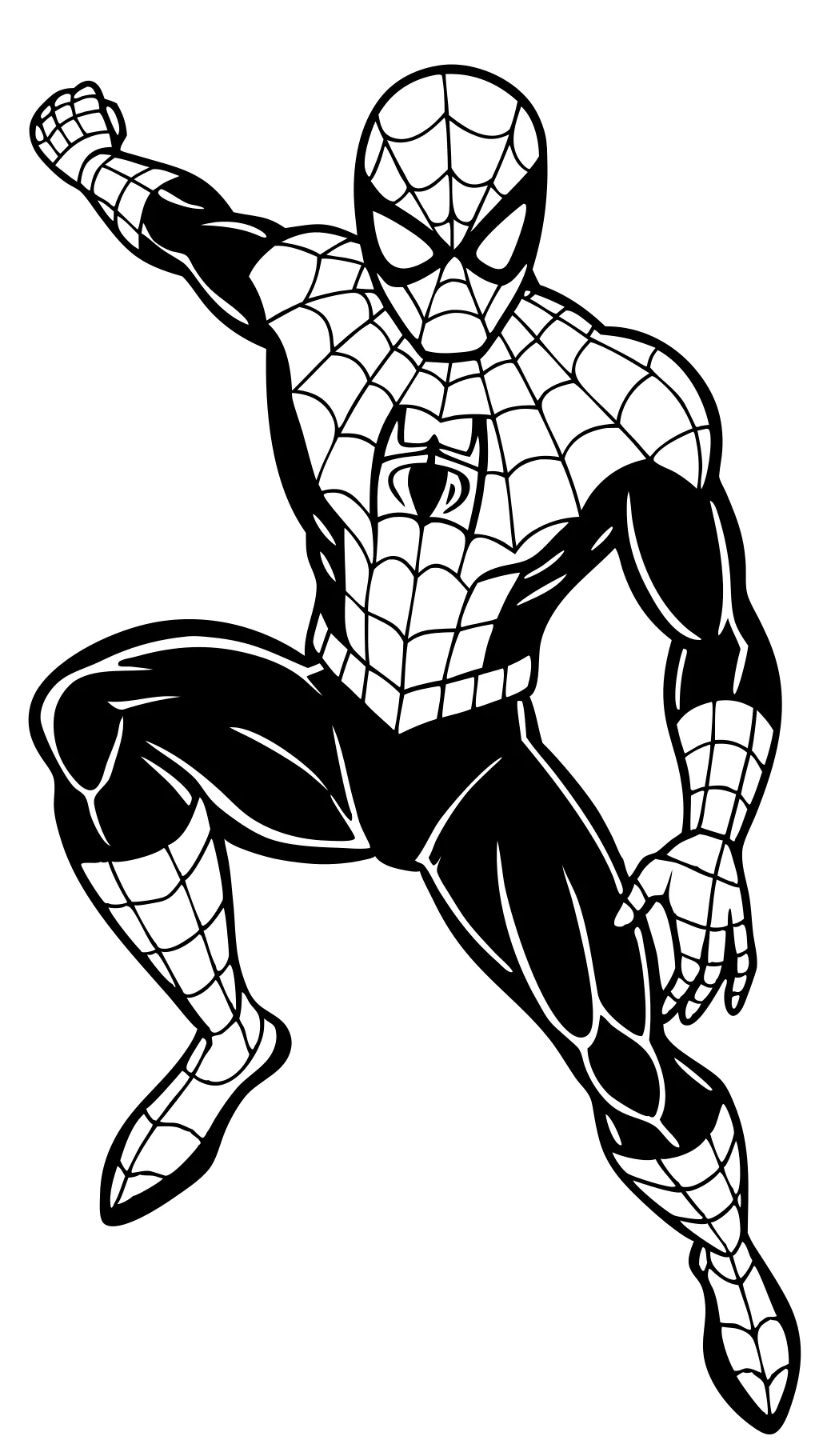 spiderman color pages printable